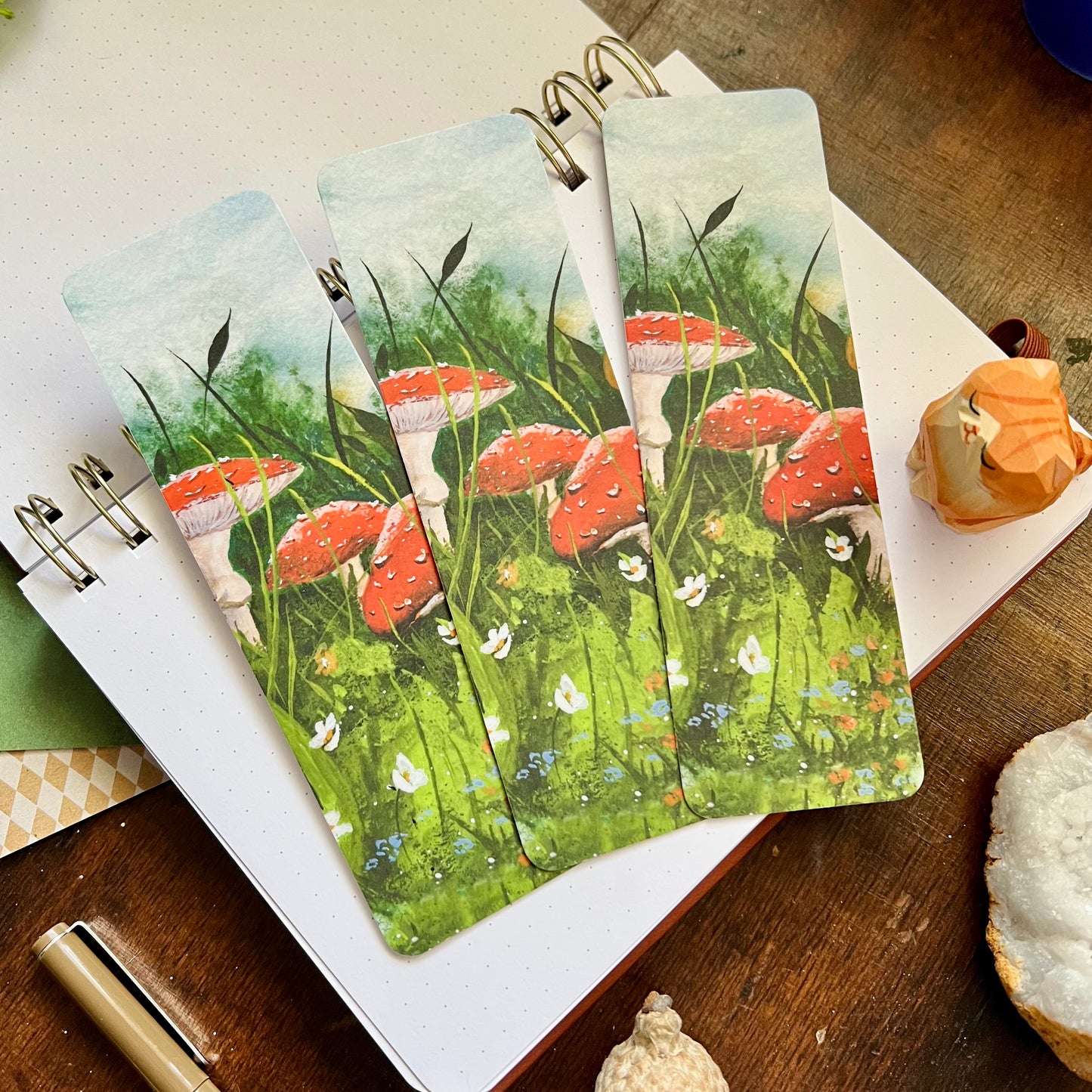 Mushroom Forest Bookmark