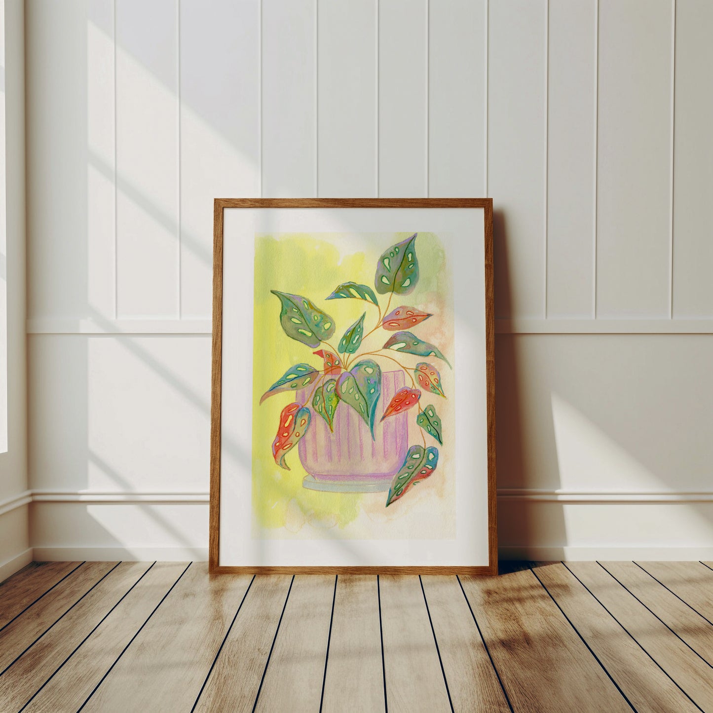 Colorful Monstera Print