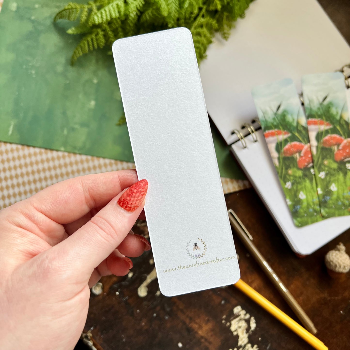 Mushroom Forest Bookmark