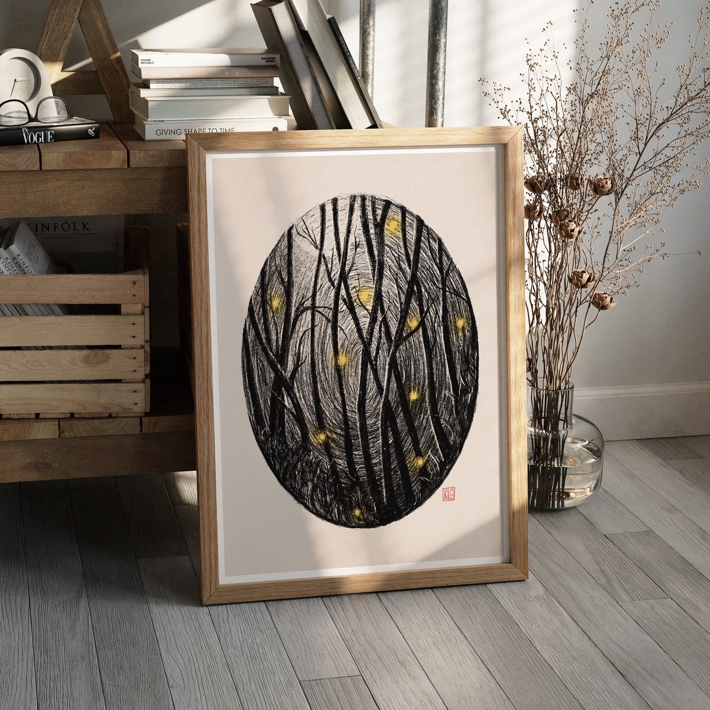 Into The Faerie Forest Art Print