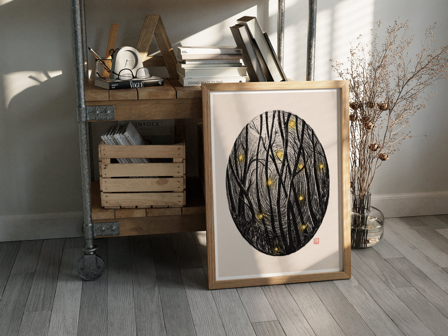 Into The Faerie Forest Art Print