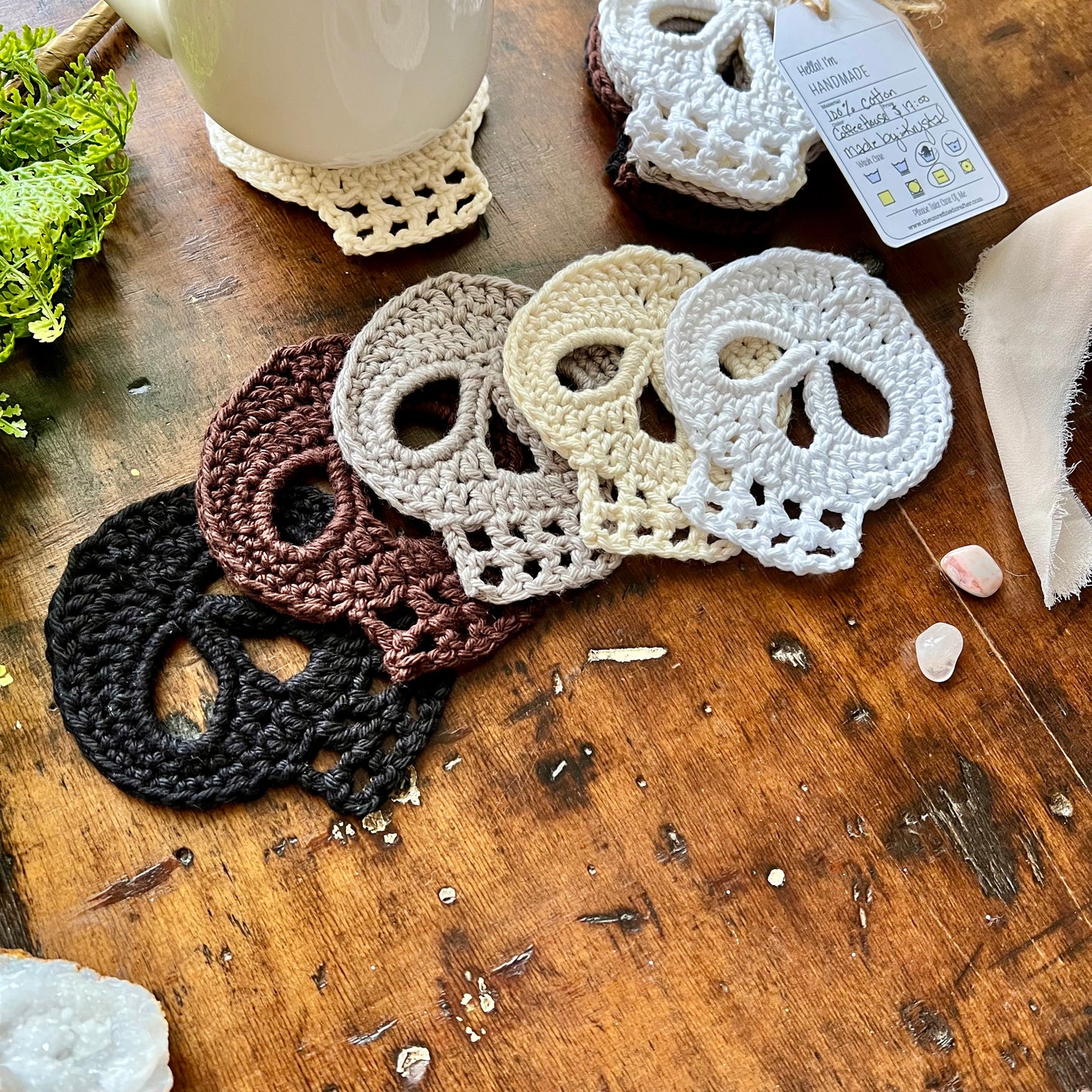 Skull Coaster Set | Coffee House Palette