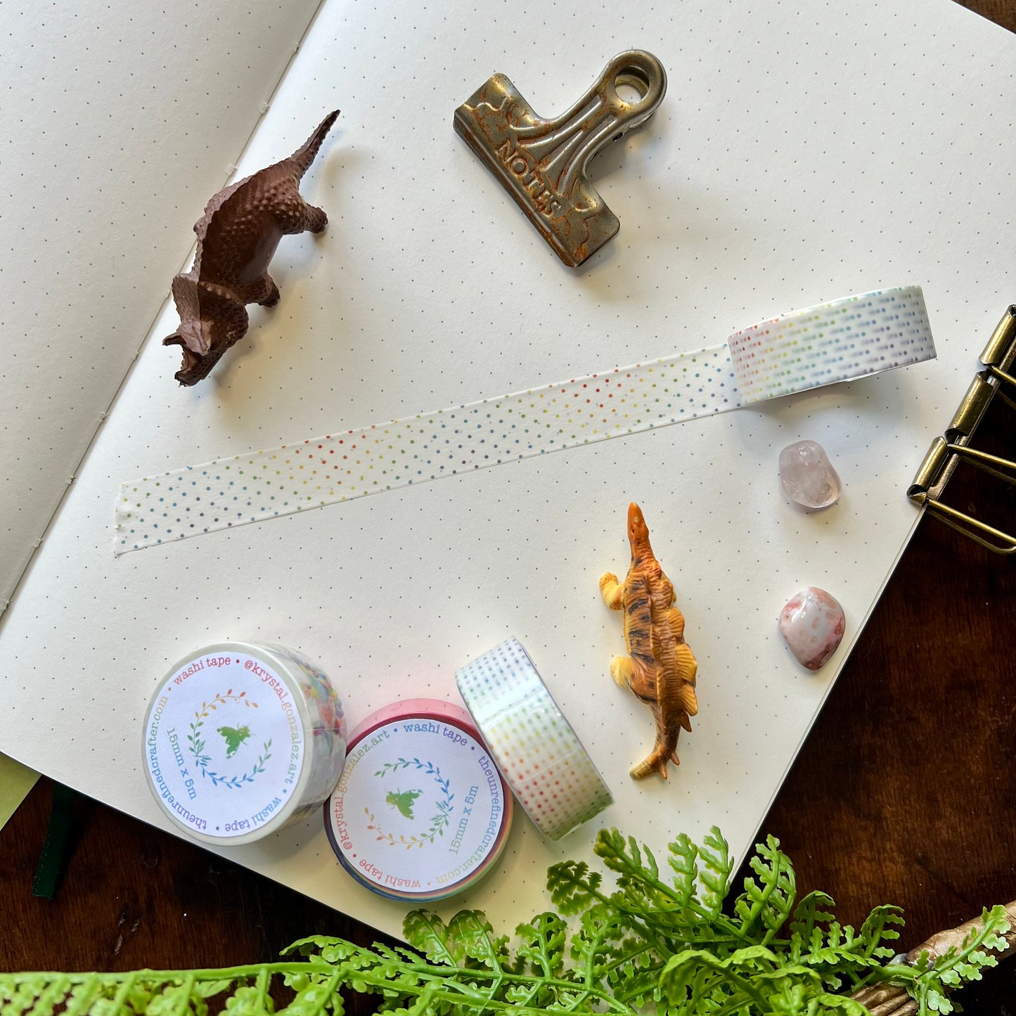 Rainbow Dots Washi Tape