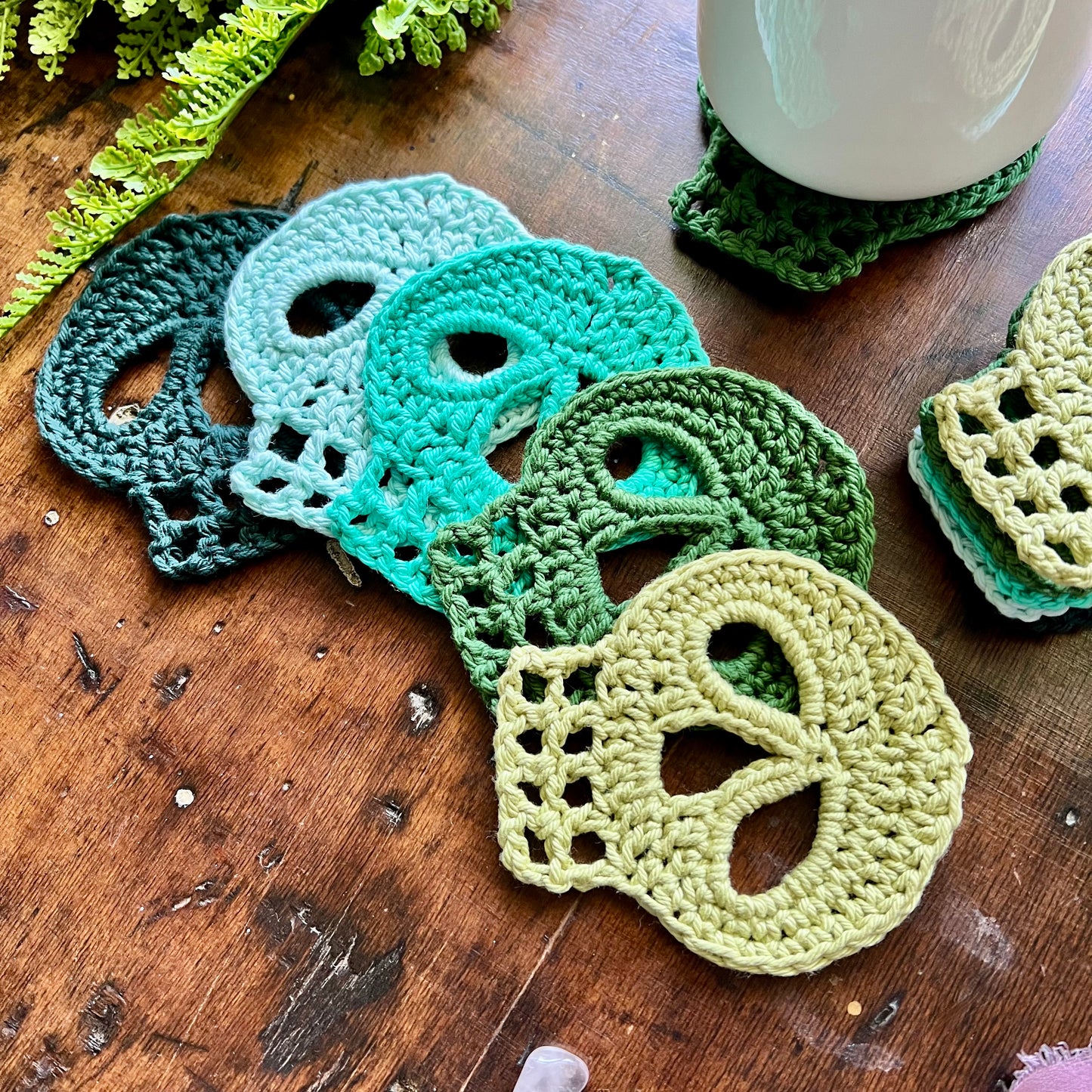 Skull Coaster Set | Greenhouse Palette