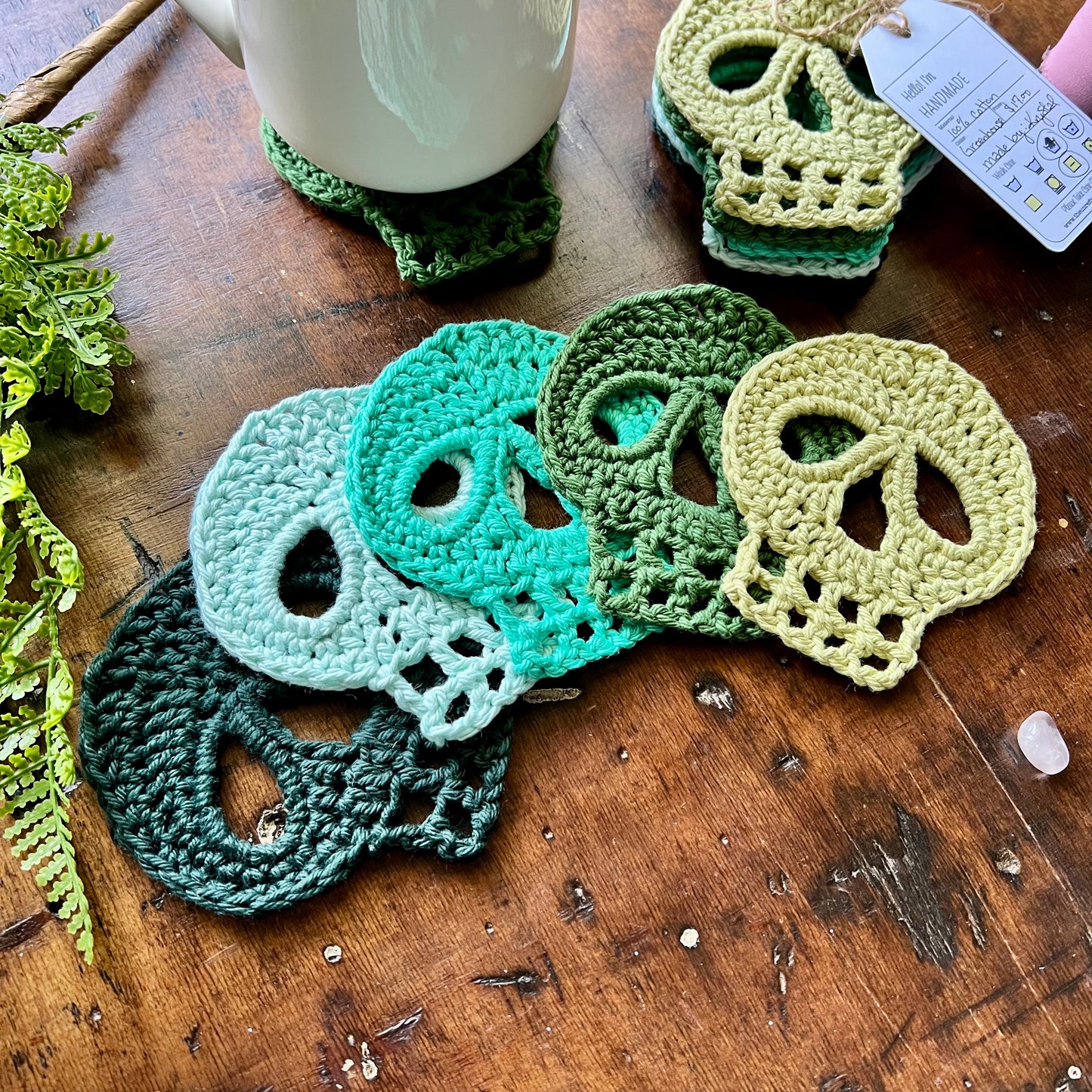 Skull Coaster Set | Greenhouse Palette