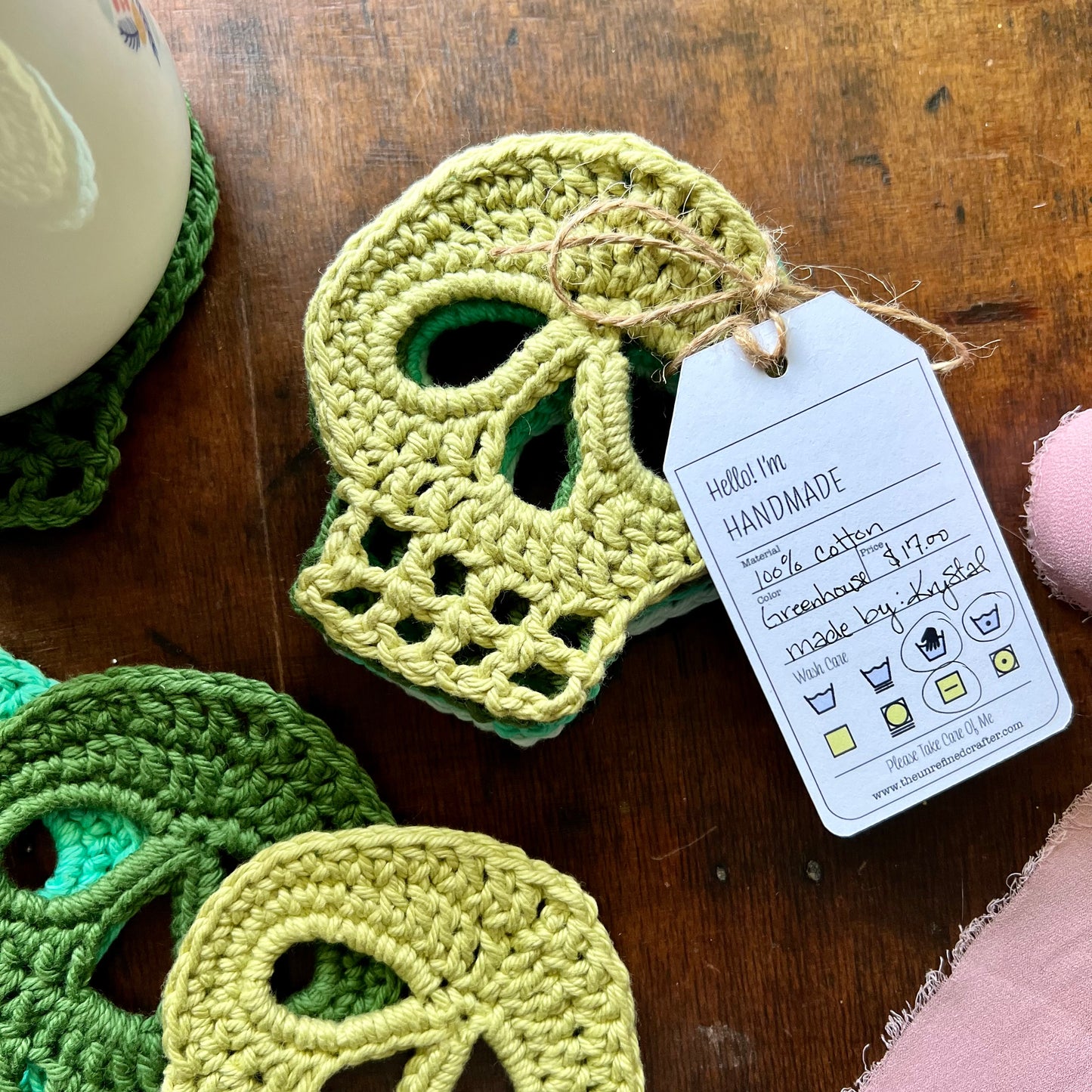 Skull Coaster Set | Greenhouse Palette