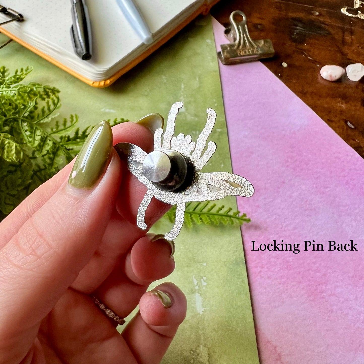 B Grade Goliath Beetle Enamel Pin