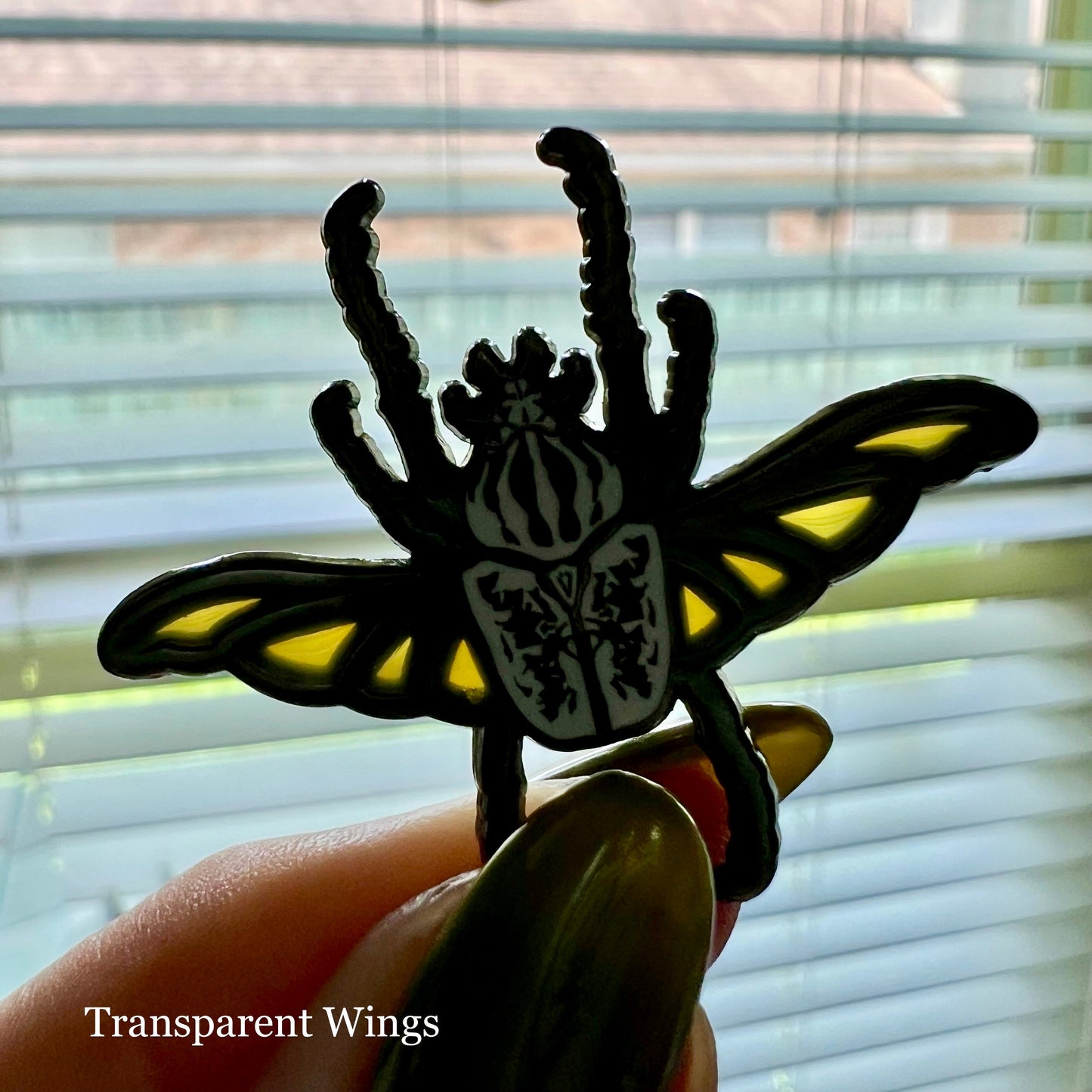 B Grade Goliath Beetle Enamel Pin