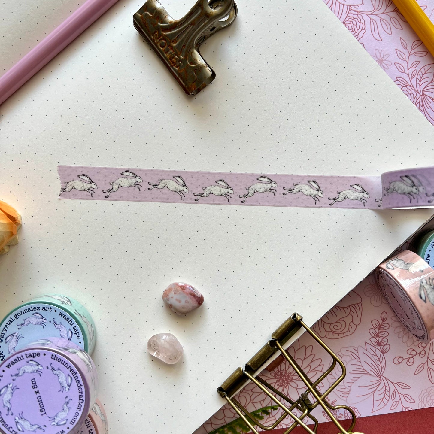 White Rabbit Washi Tape | Lavender Fields