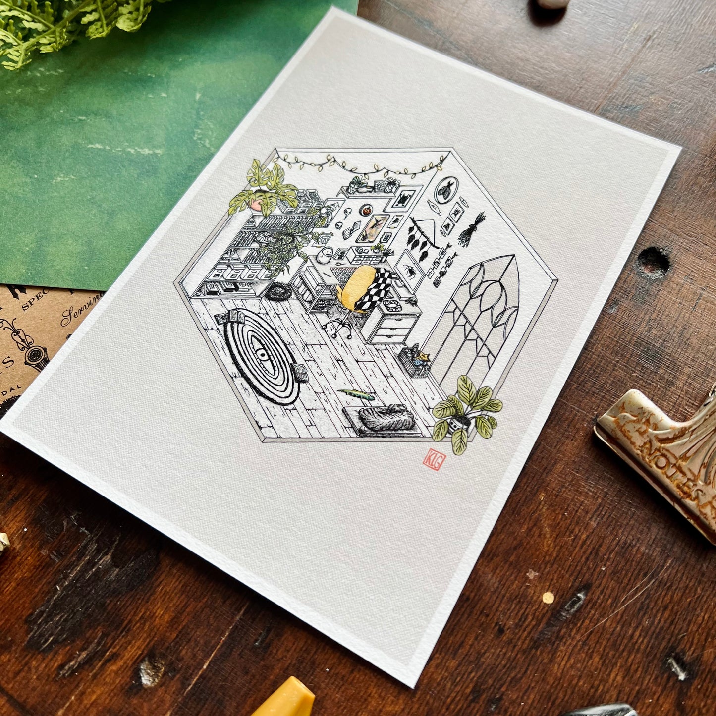 Werecat "Where's Cat?" Art Print