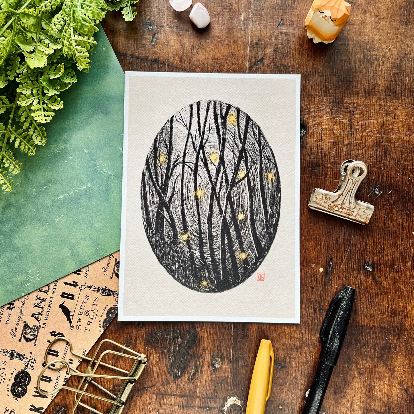 Into The Faerie Forest Art Print