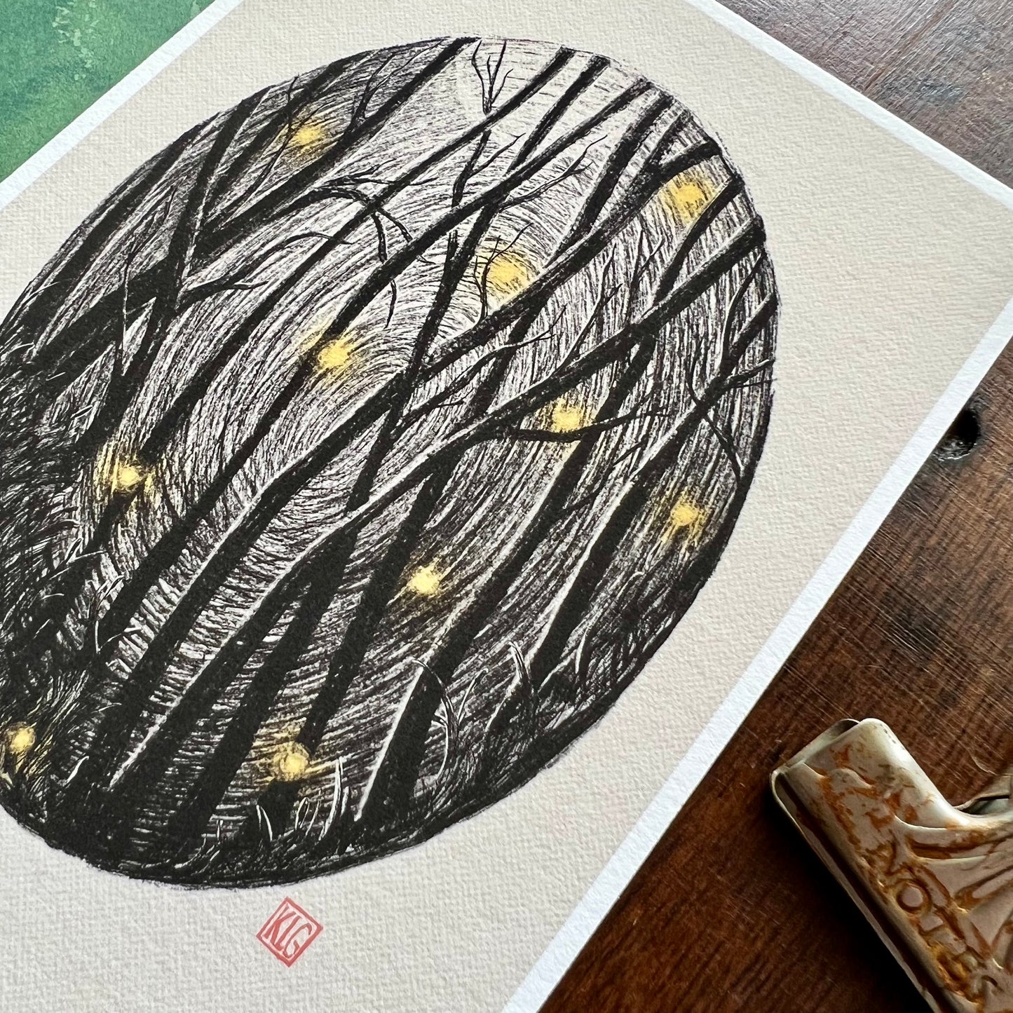 Into The Faerie Forest Art Print