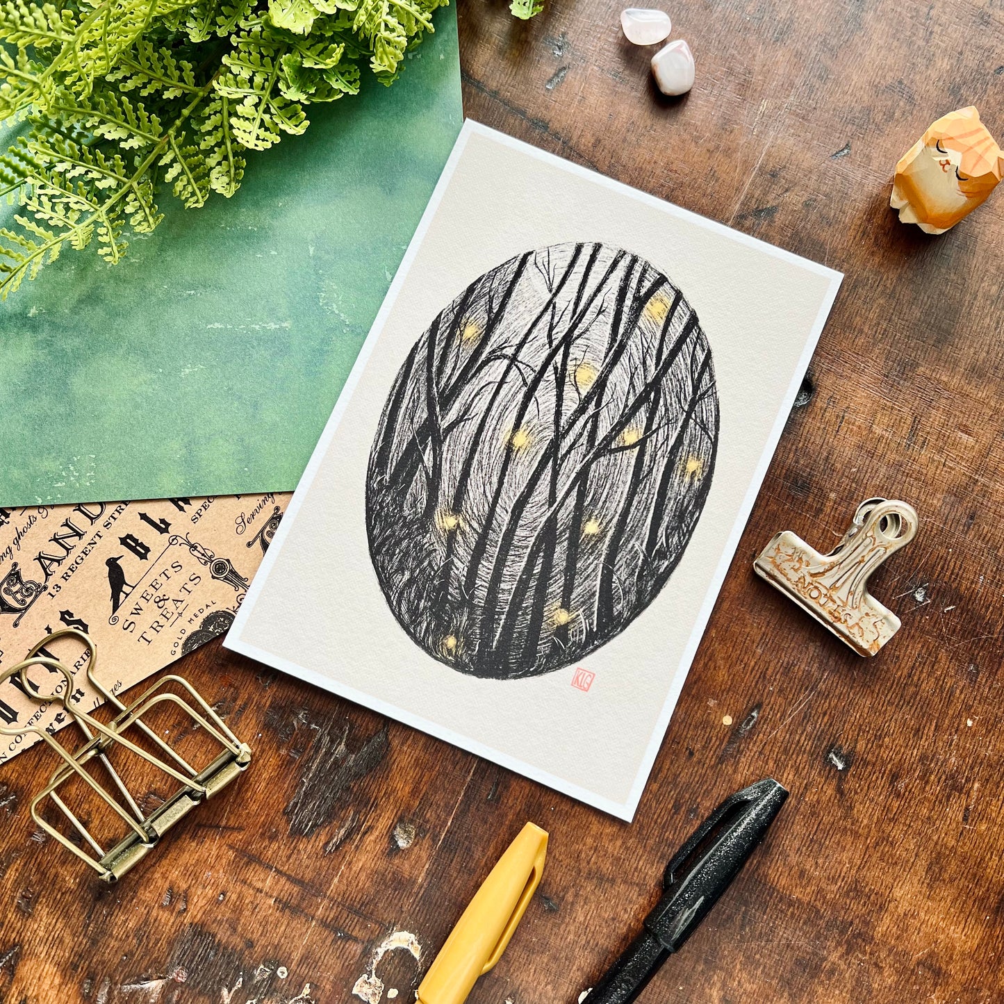 Into The Faerie Forest Art Print