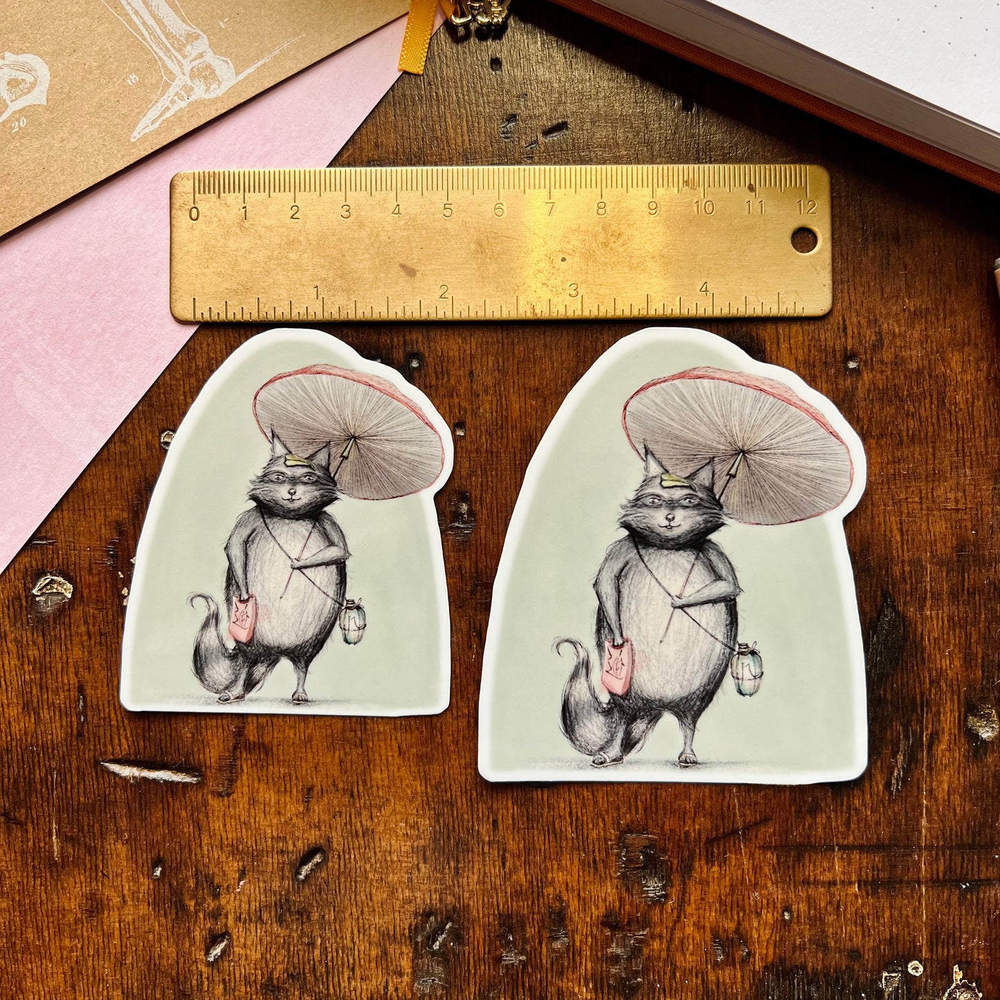 Tanuki Vinyl Sticker