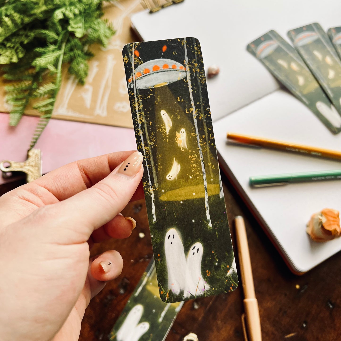 Ghost Abduction Bookmark