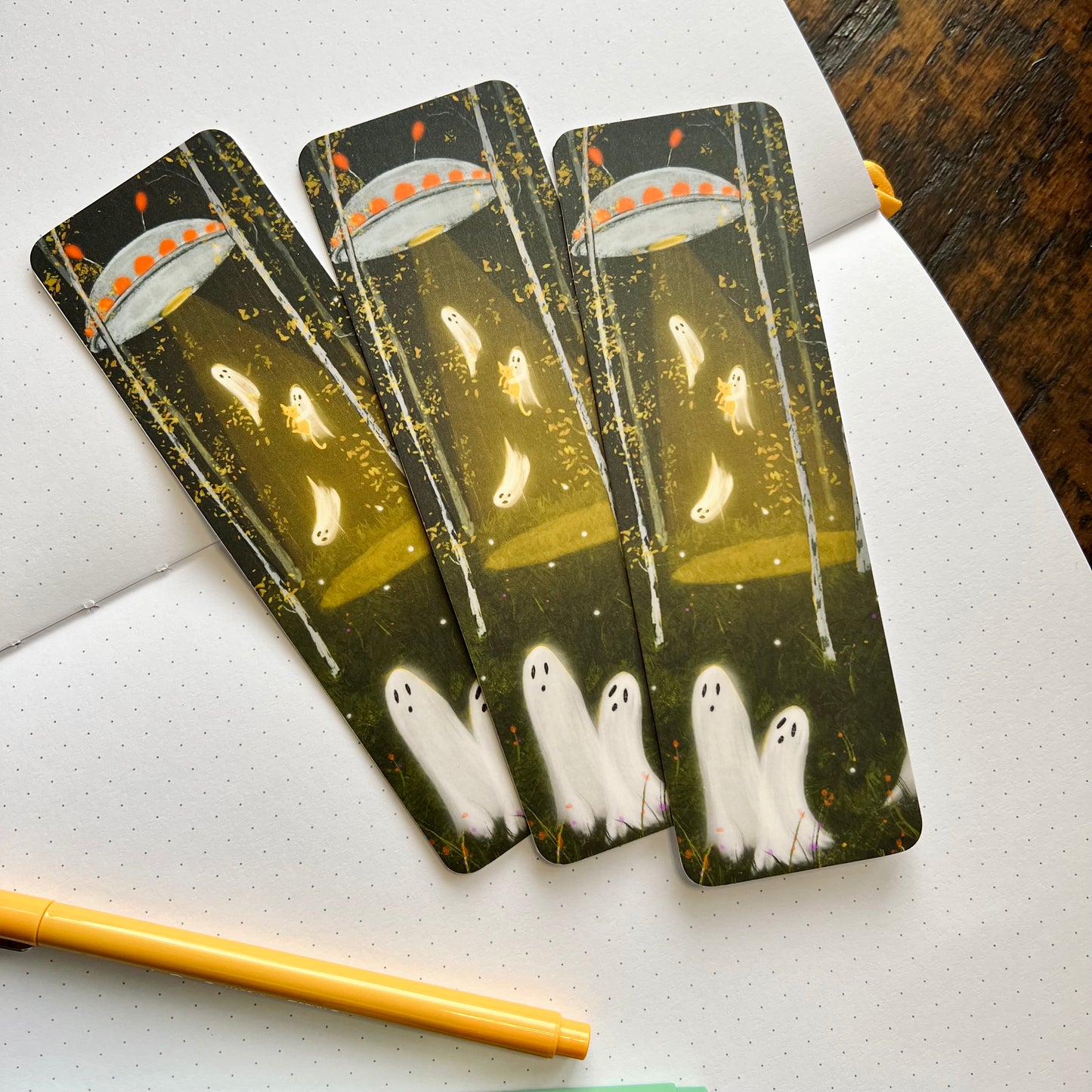 Ghost Abduction Bookmark