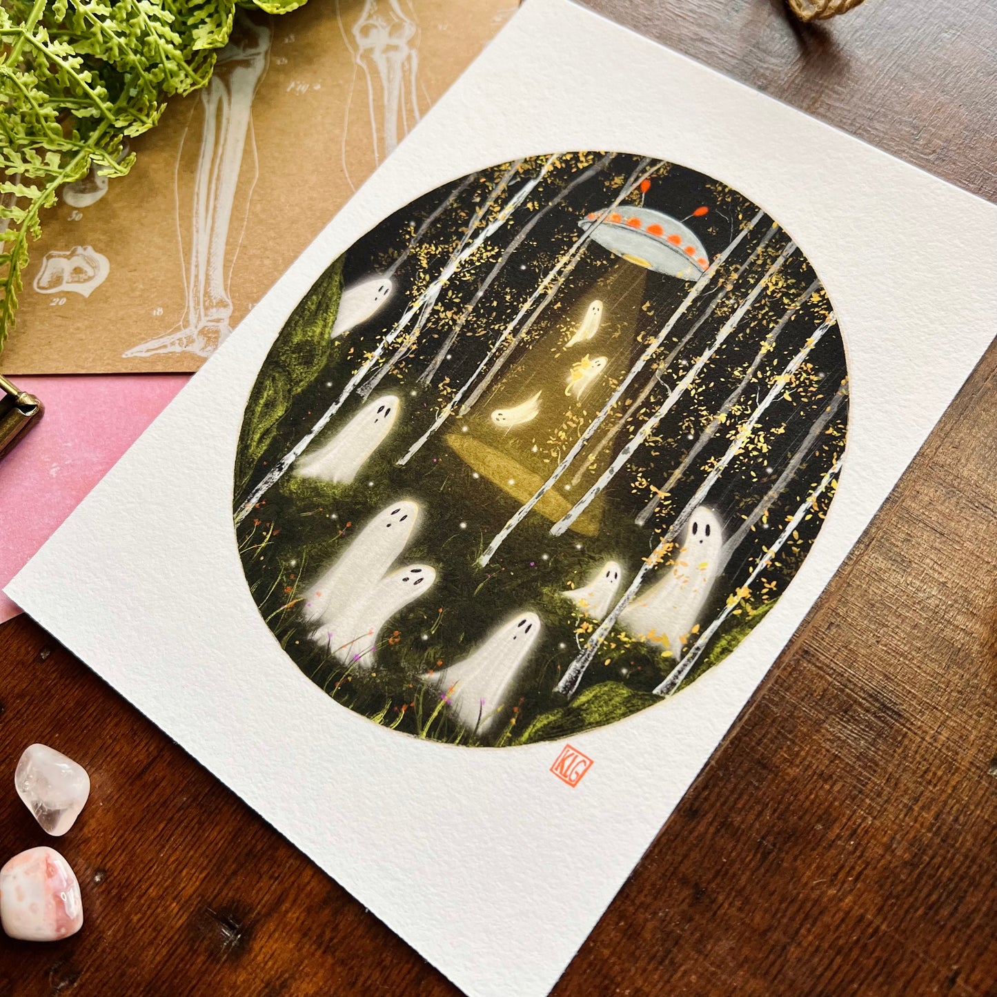 Ghost Abduction Art Print