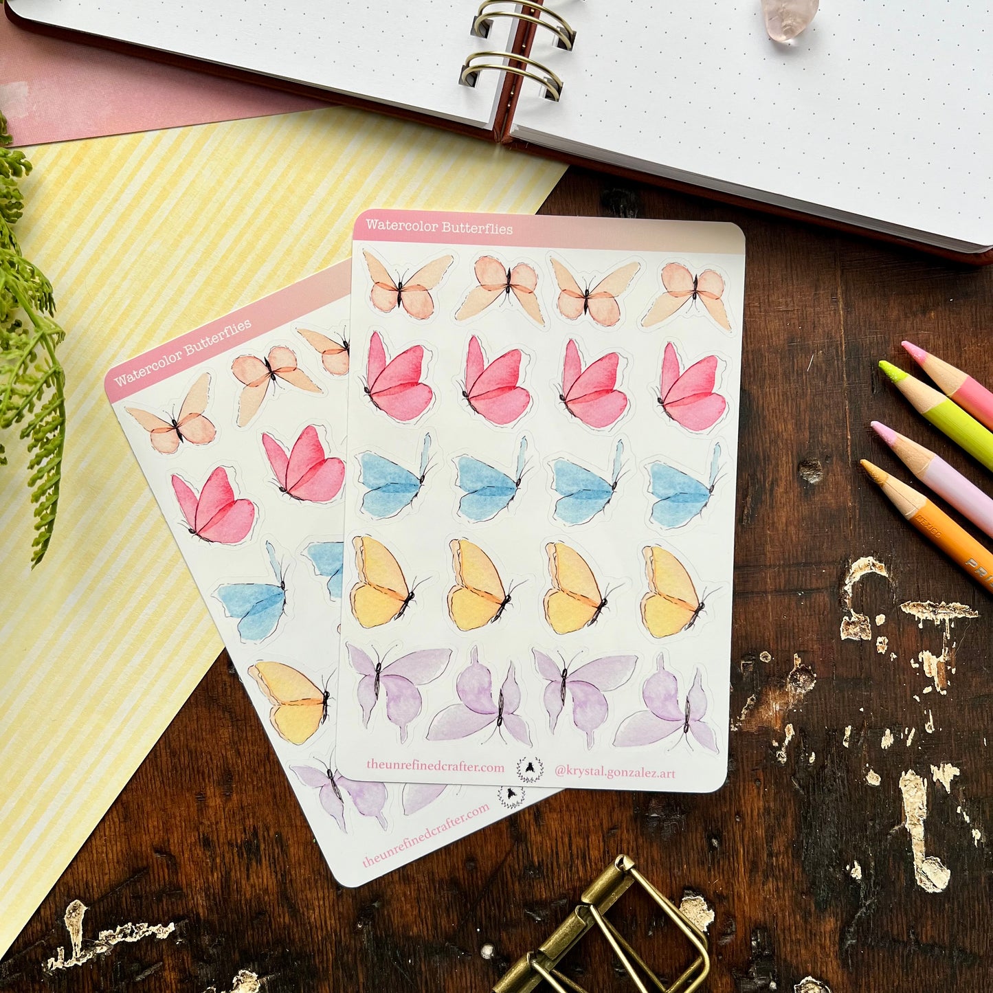 Butterfly Sticker Sheet