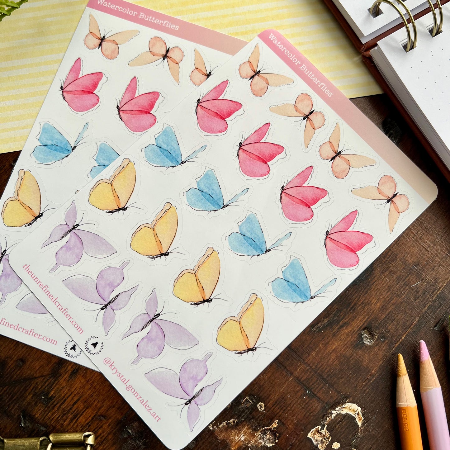 Butterfly Sticker Sheet