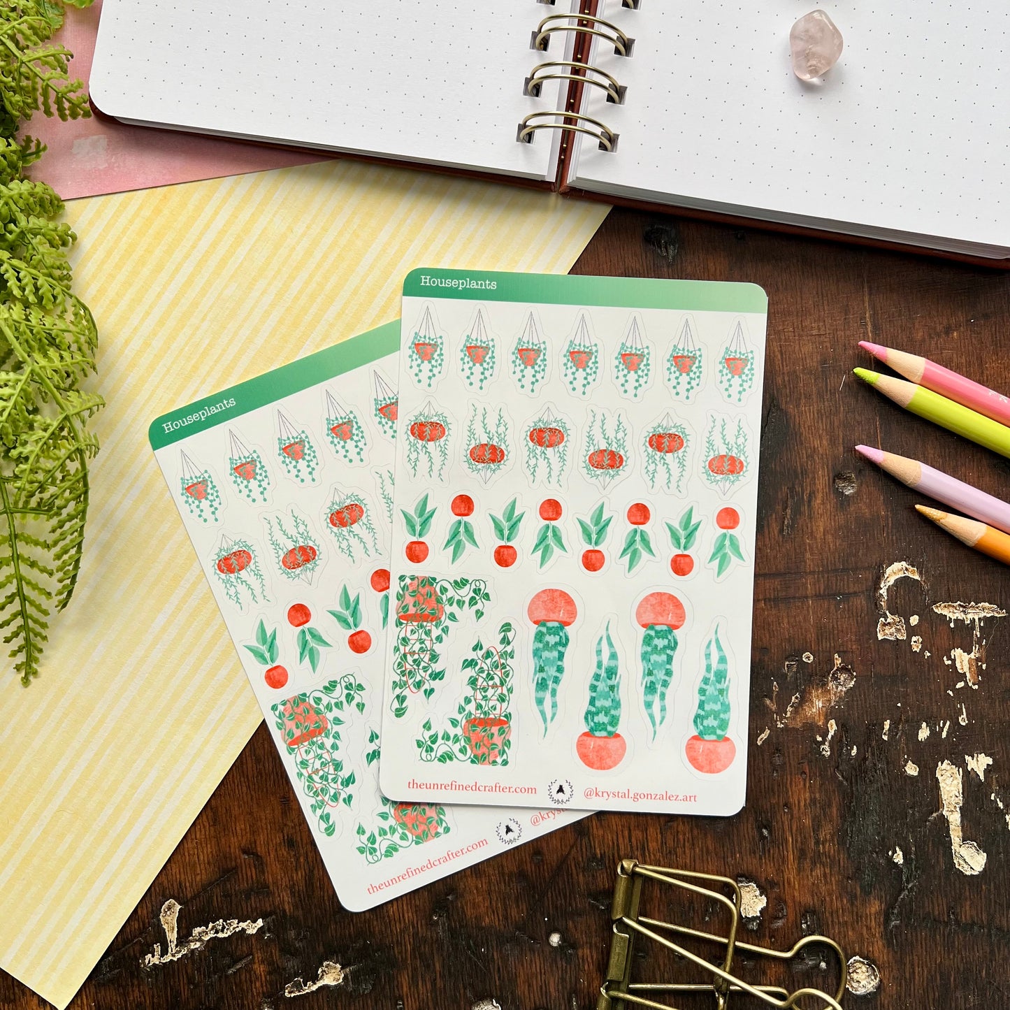 Houseplant Sticker Sheet