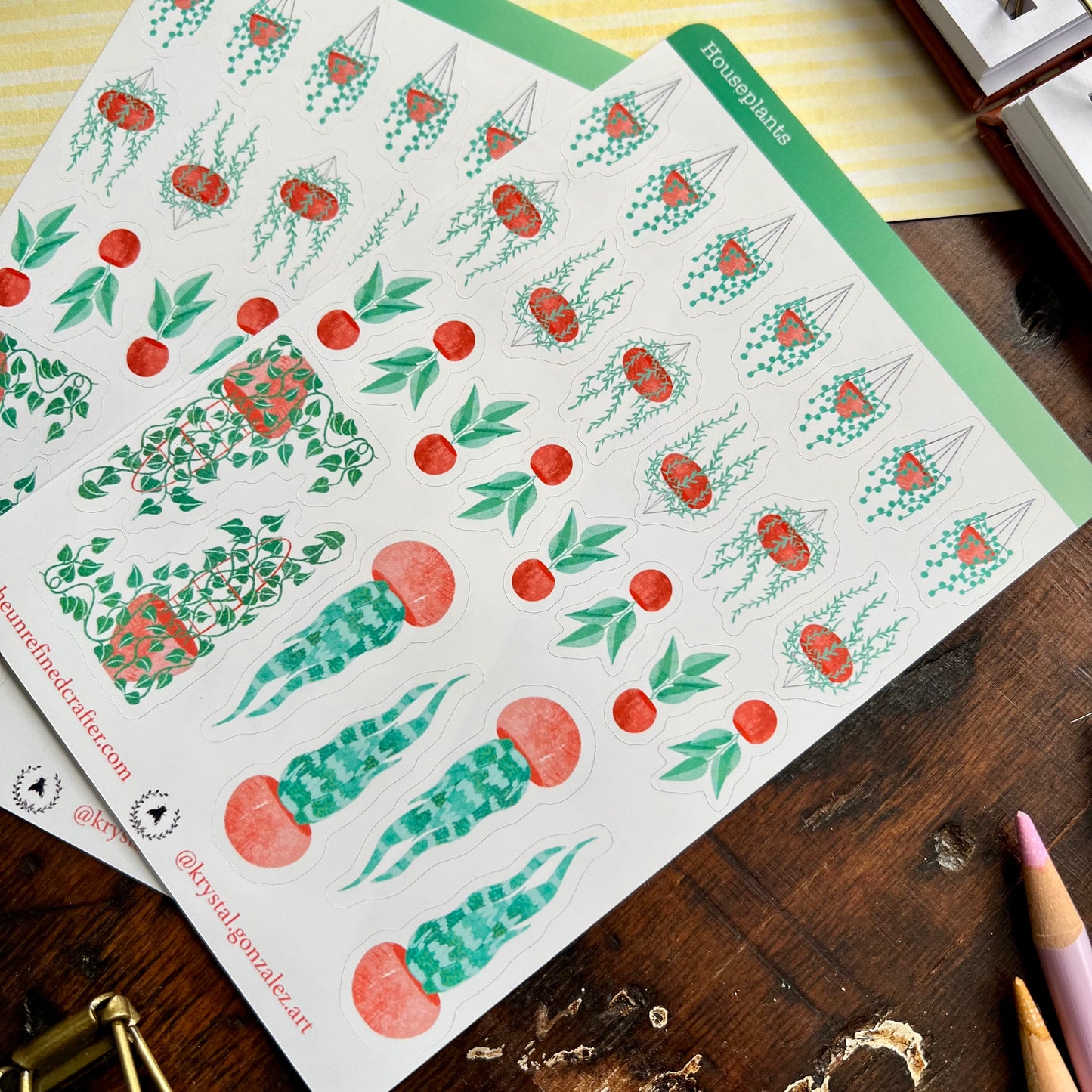 Houseplant Sticker Sheet
