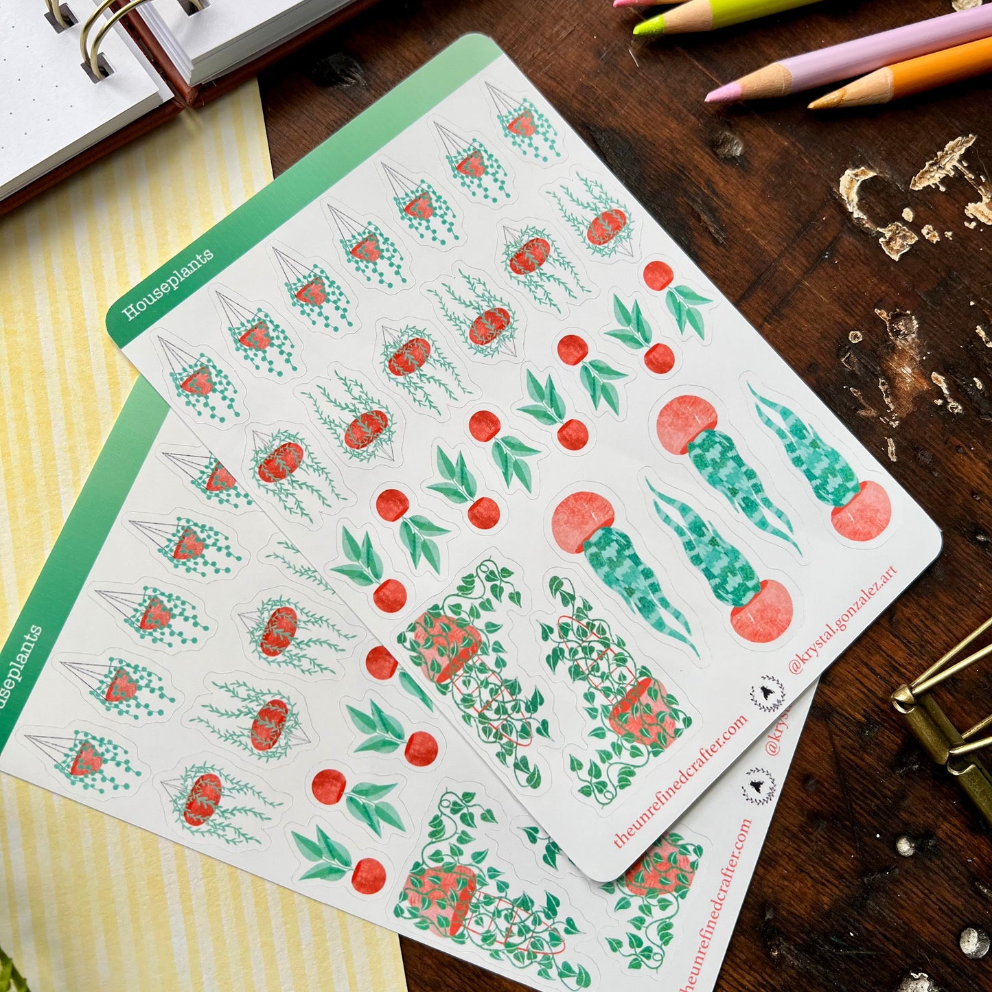 Houseplant Sticker Sheet