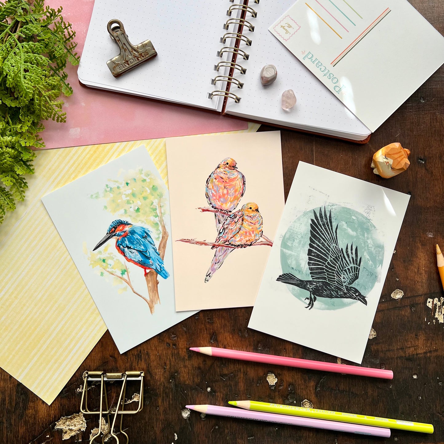 Bird Postcard Set 2