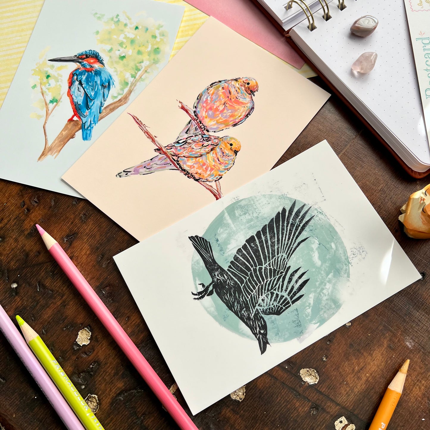 Bird Postcard Set 2