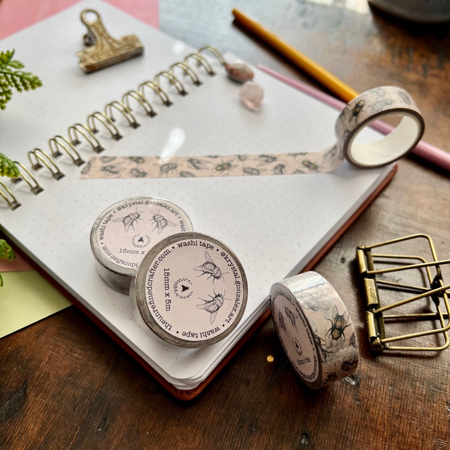 Sketchy Busy Bee Washi Tape