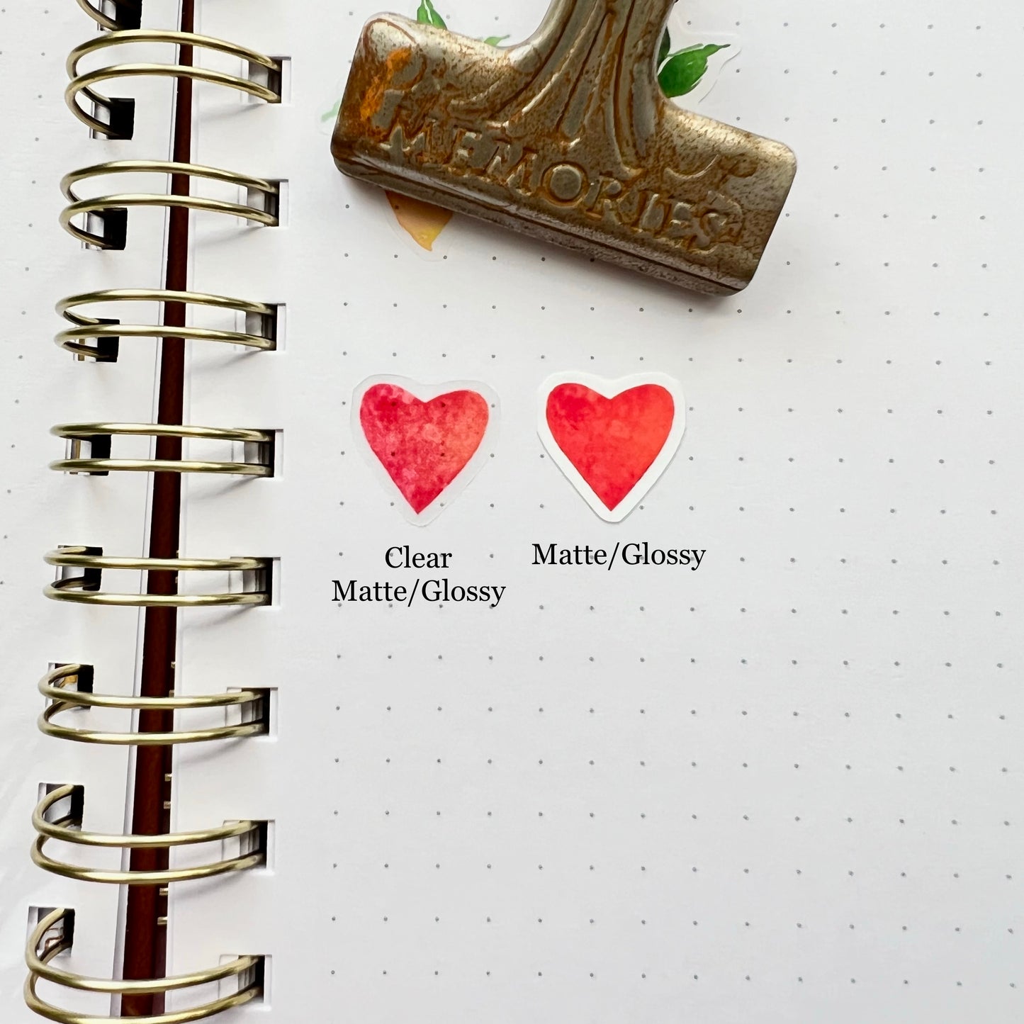 Rainbow Hearts Sticker Sheet