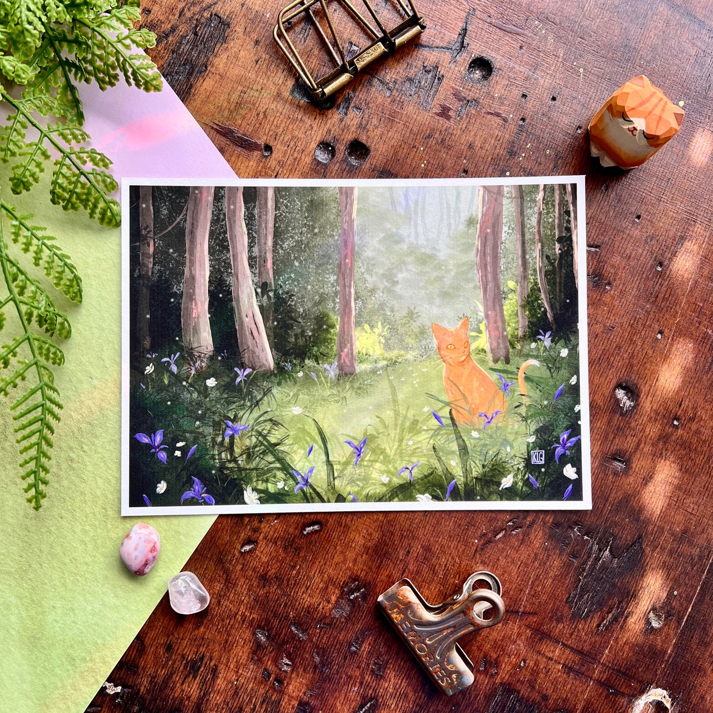 King of the Irises Print