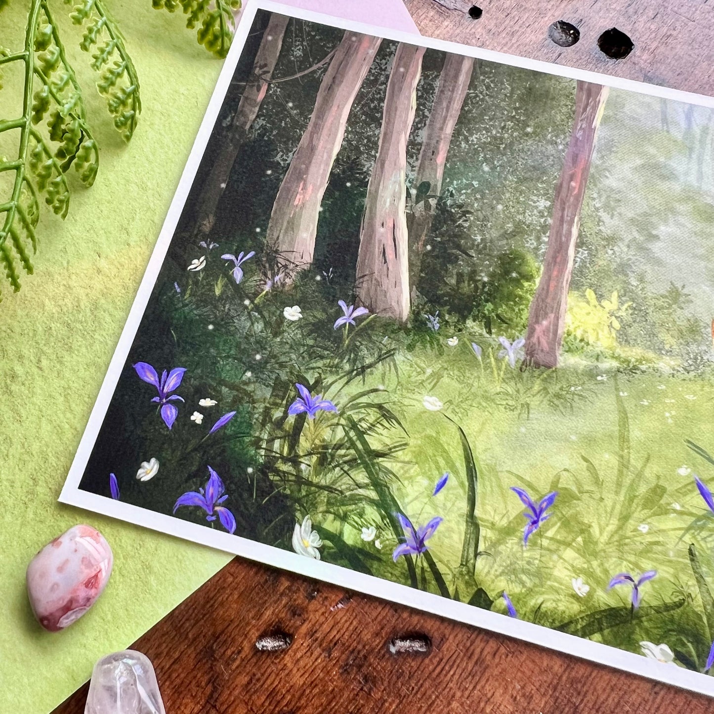 King of the Irises Print