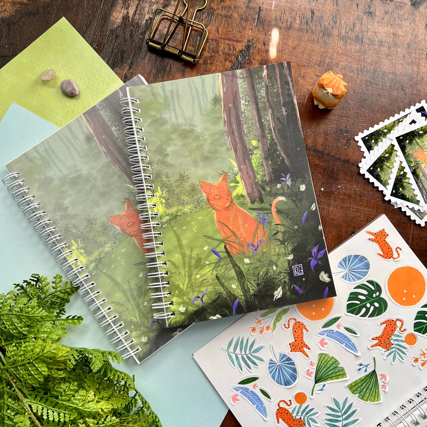 King of the Irises Reusable Sticker Notebook