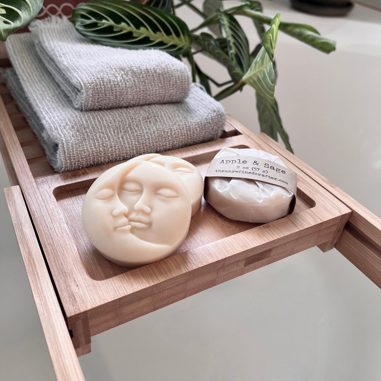 Apple Sage Sun & Moon Handmade Soap