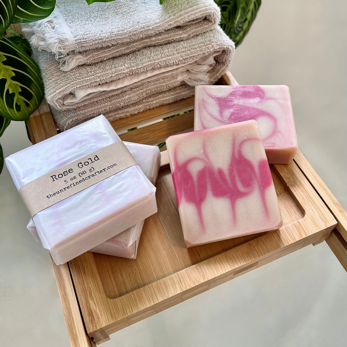 Rose Gold Handmade Soap