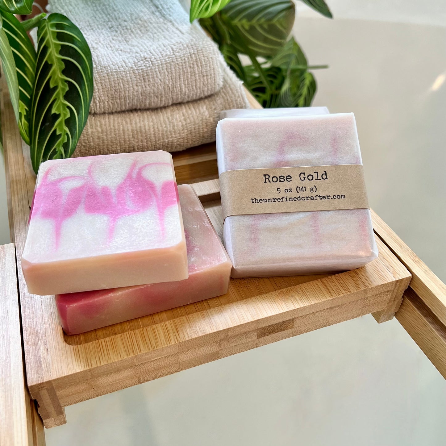 Rose Gold Handmade Soap