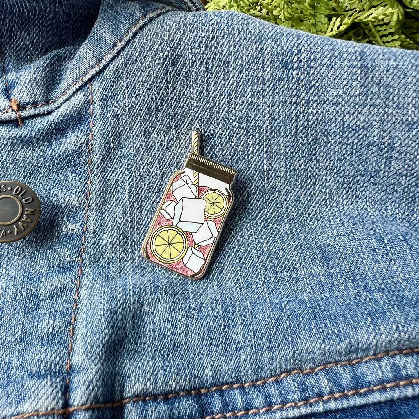 B Grade Pink Lemonade Enamel Pin