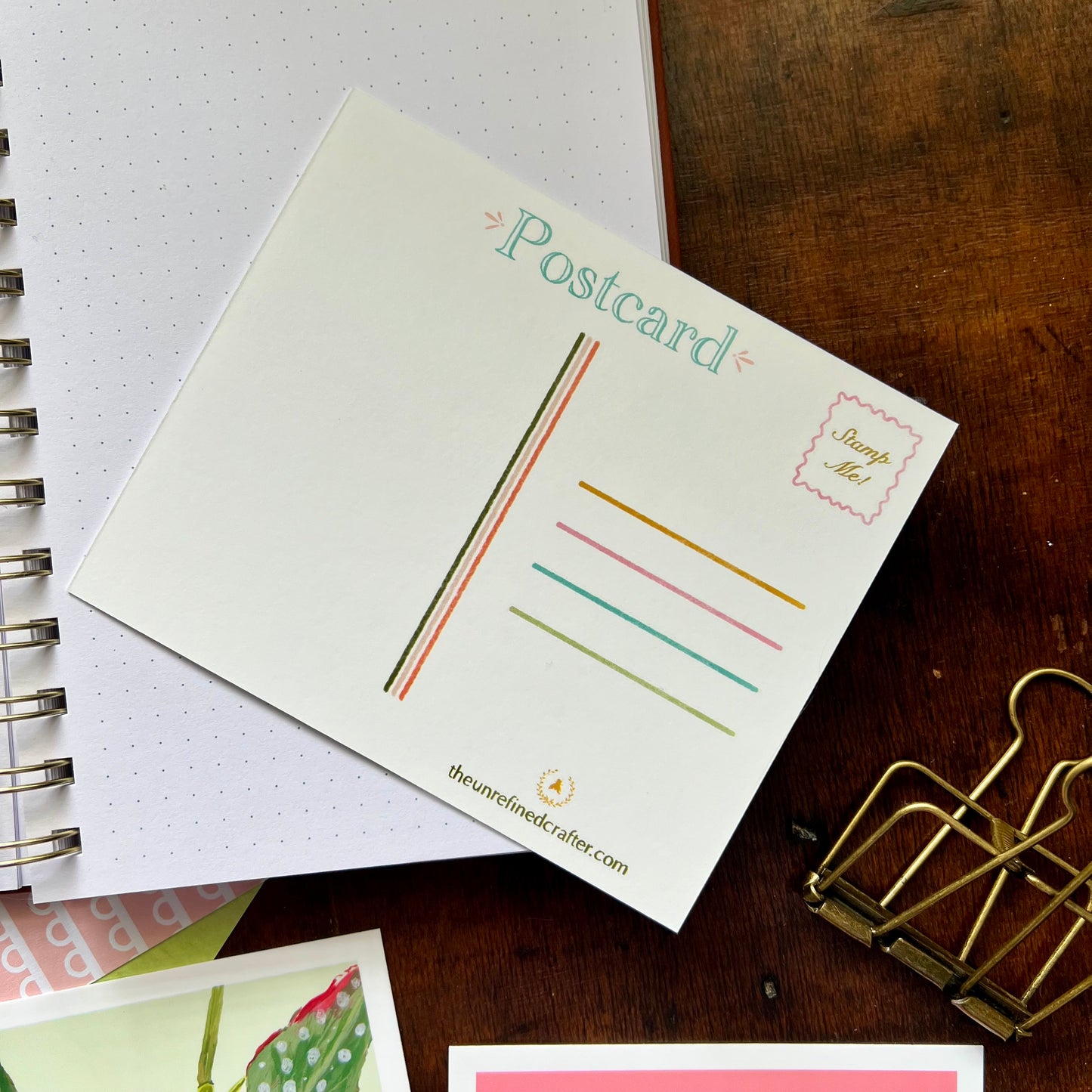 Houseplant Polaroid Style Postcard Set