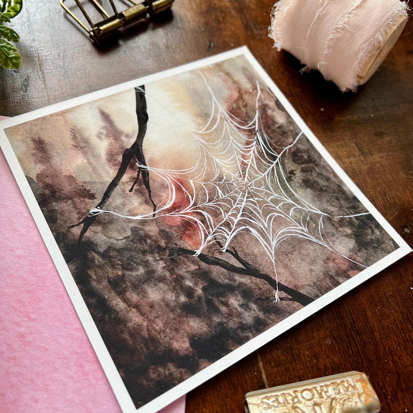 Spiderweb Art Print