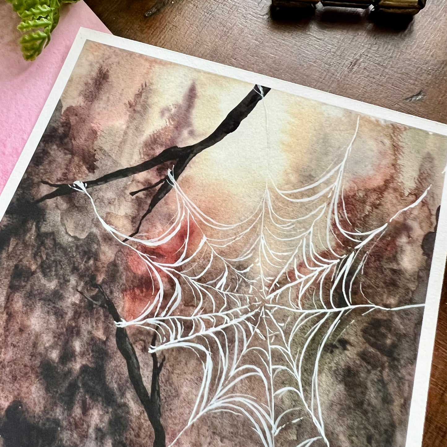 Spiderweb Art Print