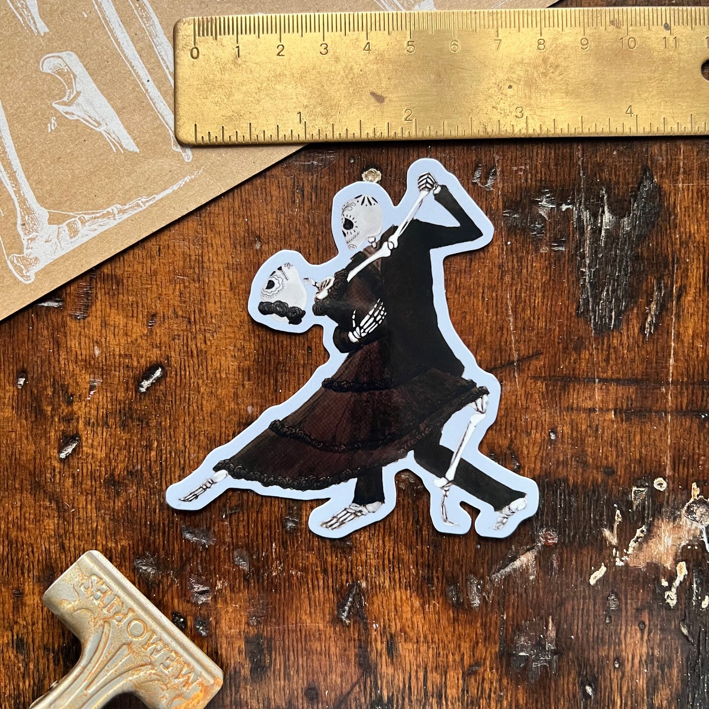 I'll Dance With You Forever | Tango Skellys Vinyl Sticker