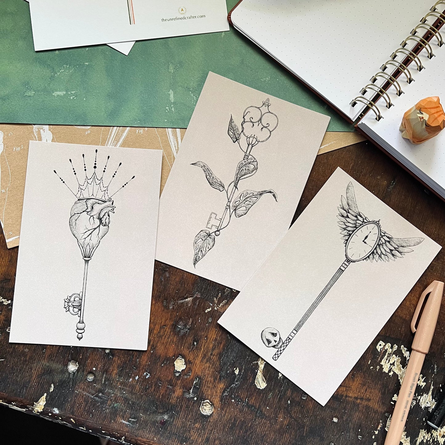 Secret Keys Postcard Set