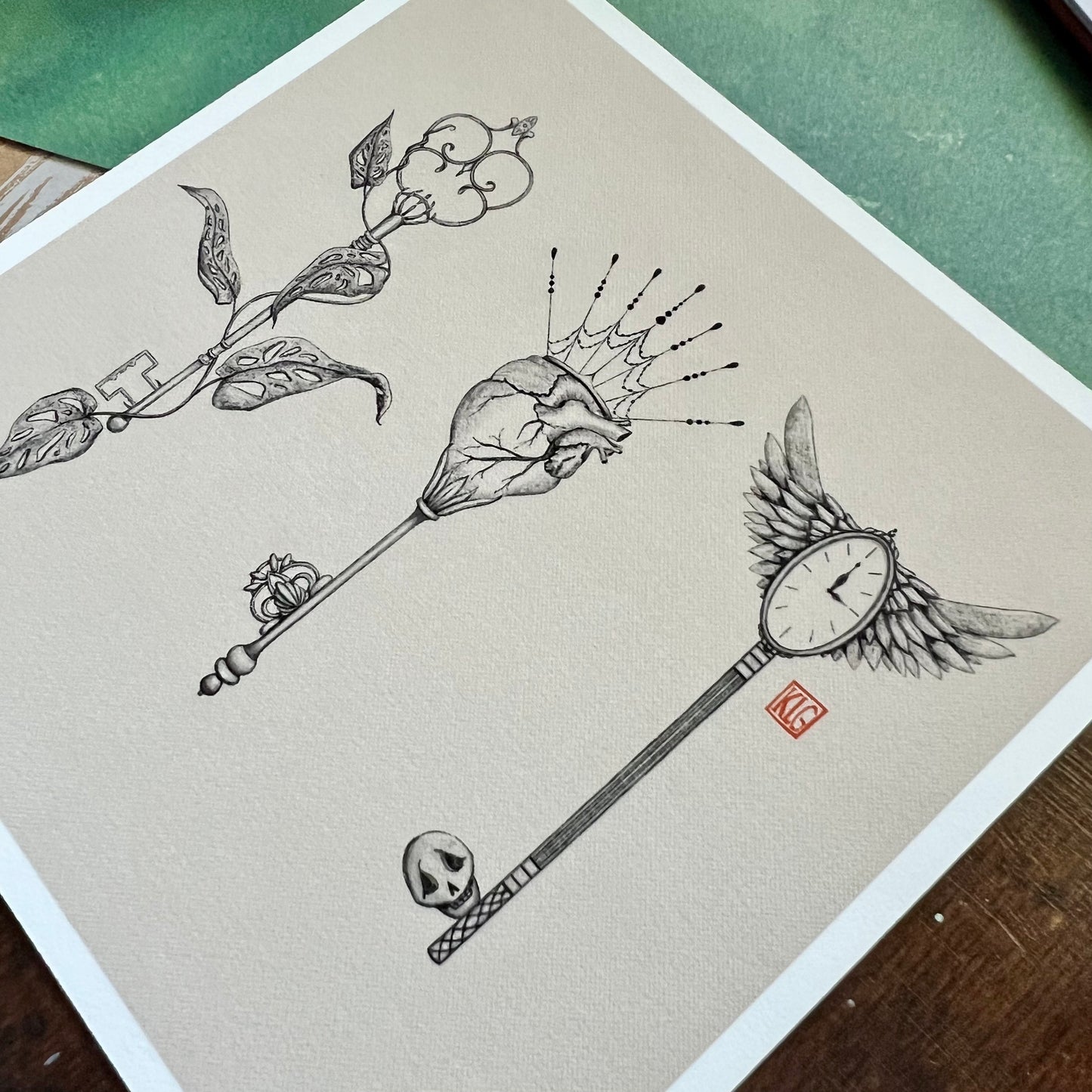 Secret Keys Art Print