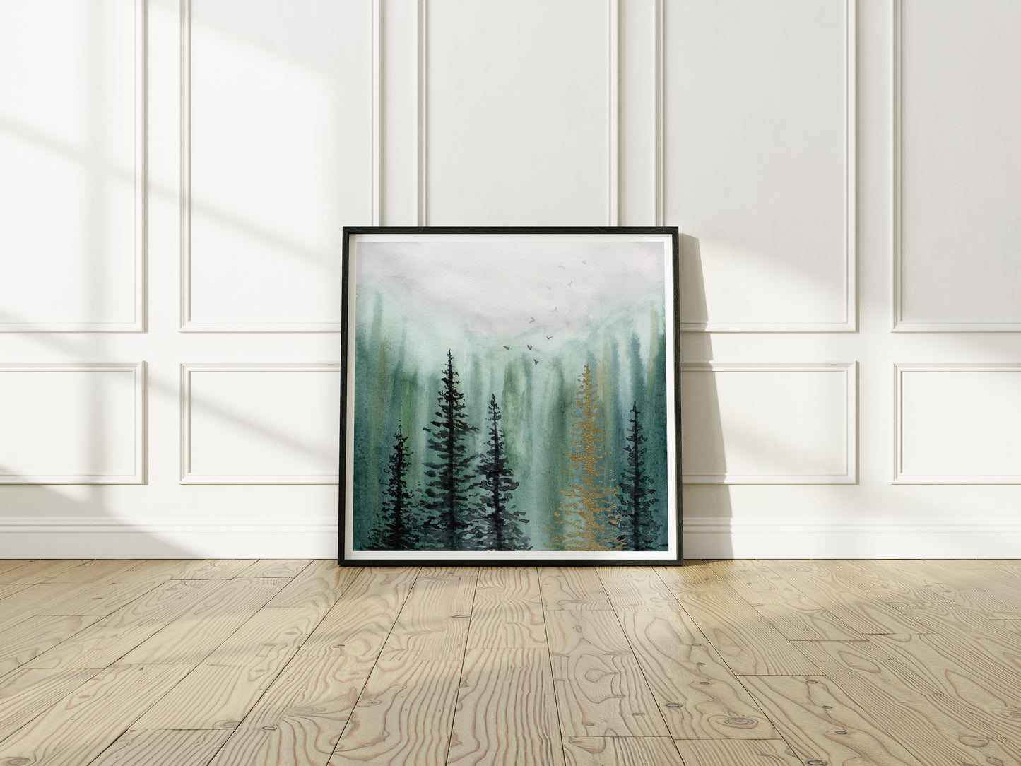 Moody Forest Art Print