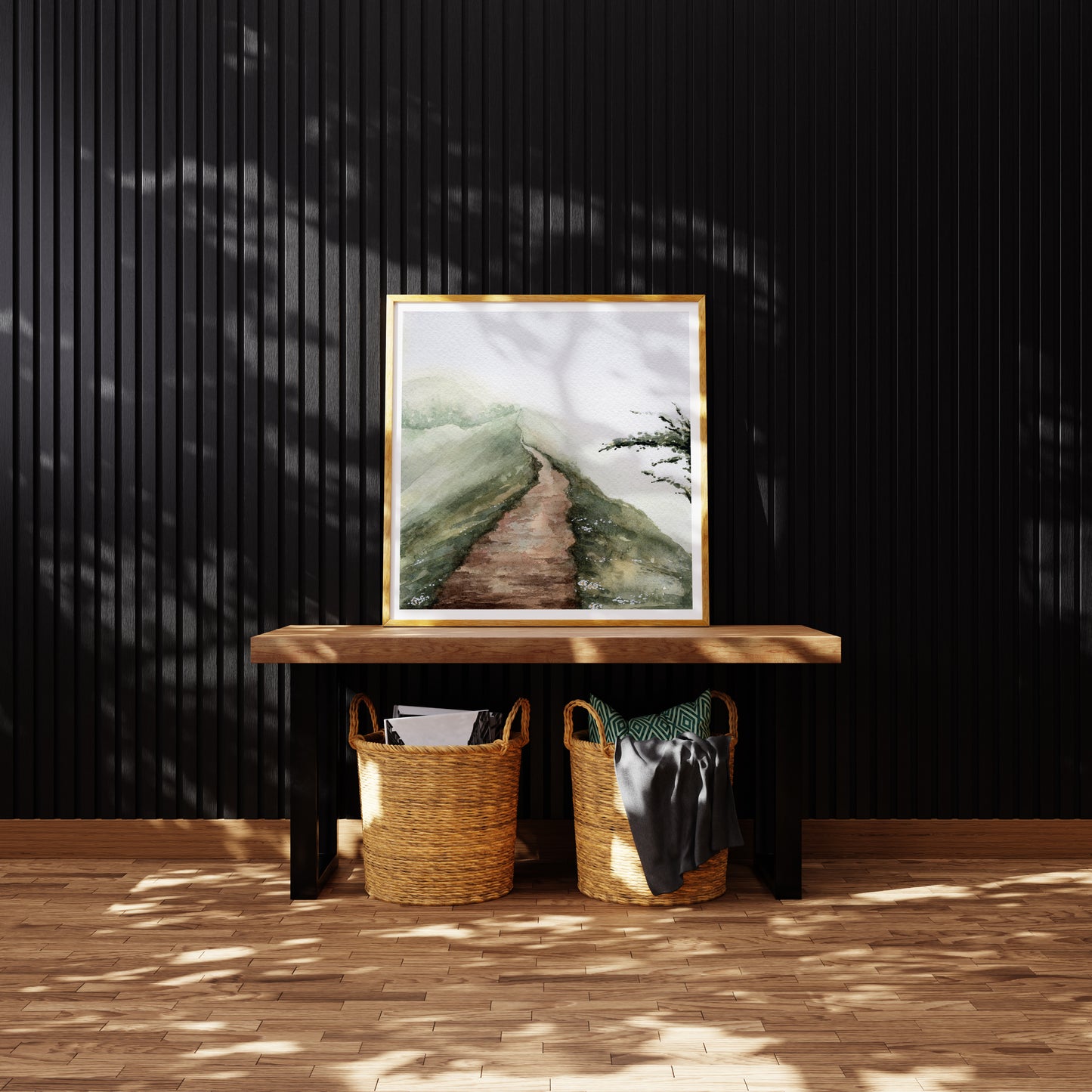 Along The Path Art Print
