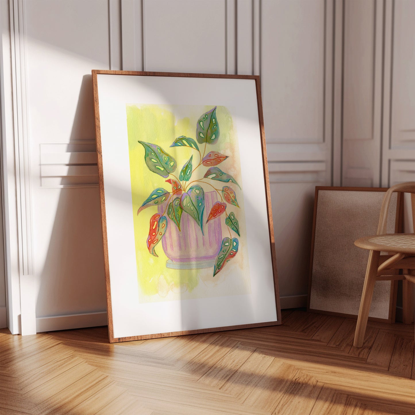 Colorful Monstera Print