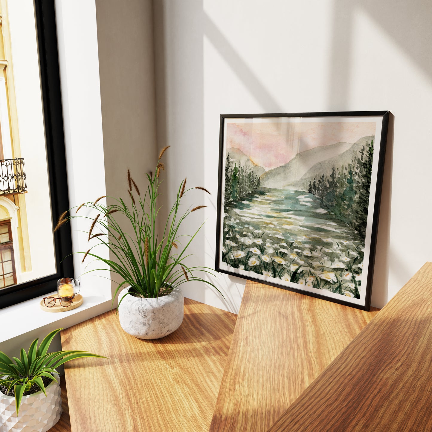 Daisy Field Art Print