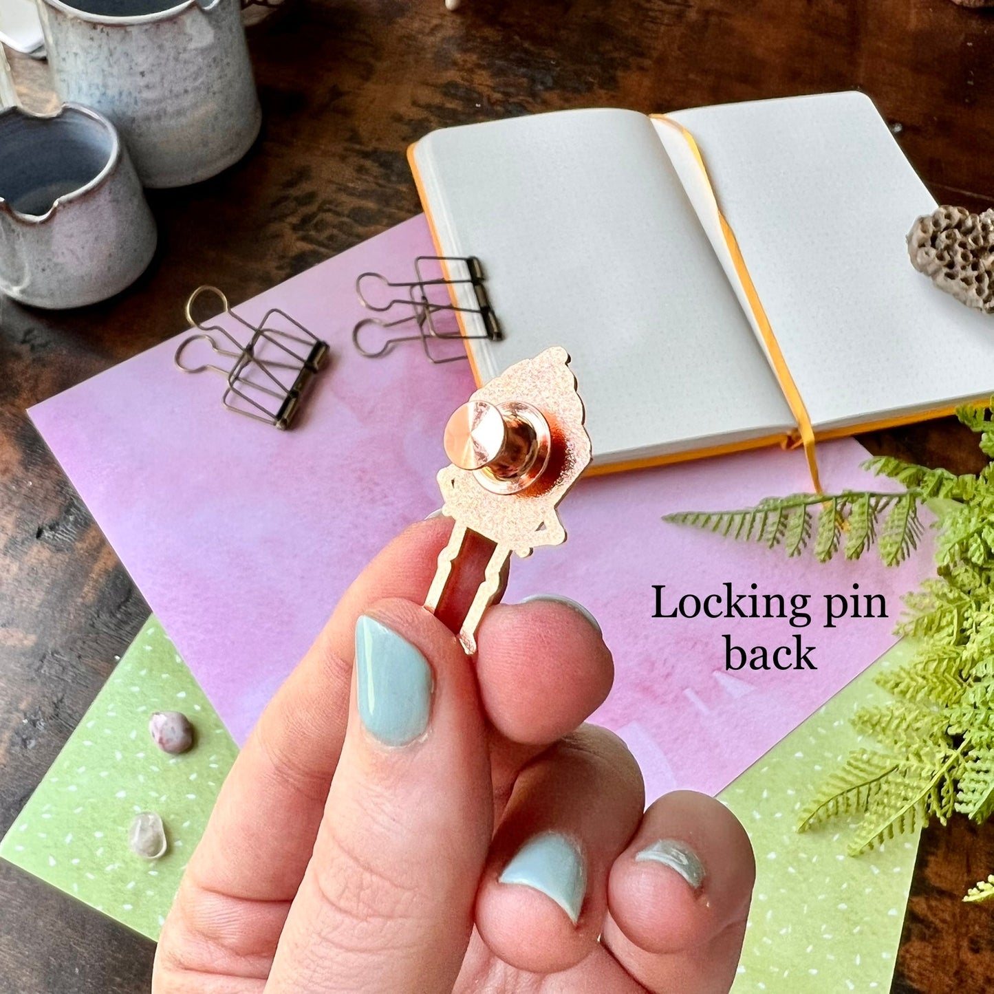 B Grade Vivian the VERY Vanilla Cupcake Enamel Pin
