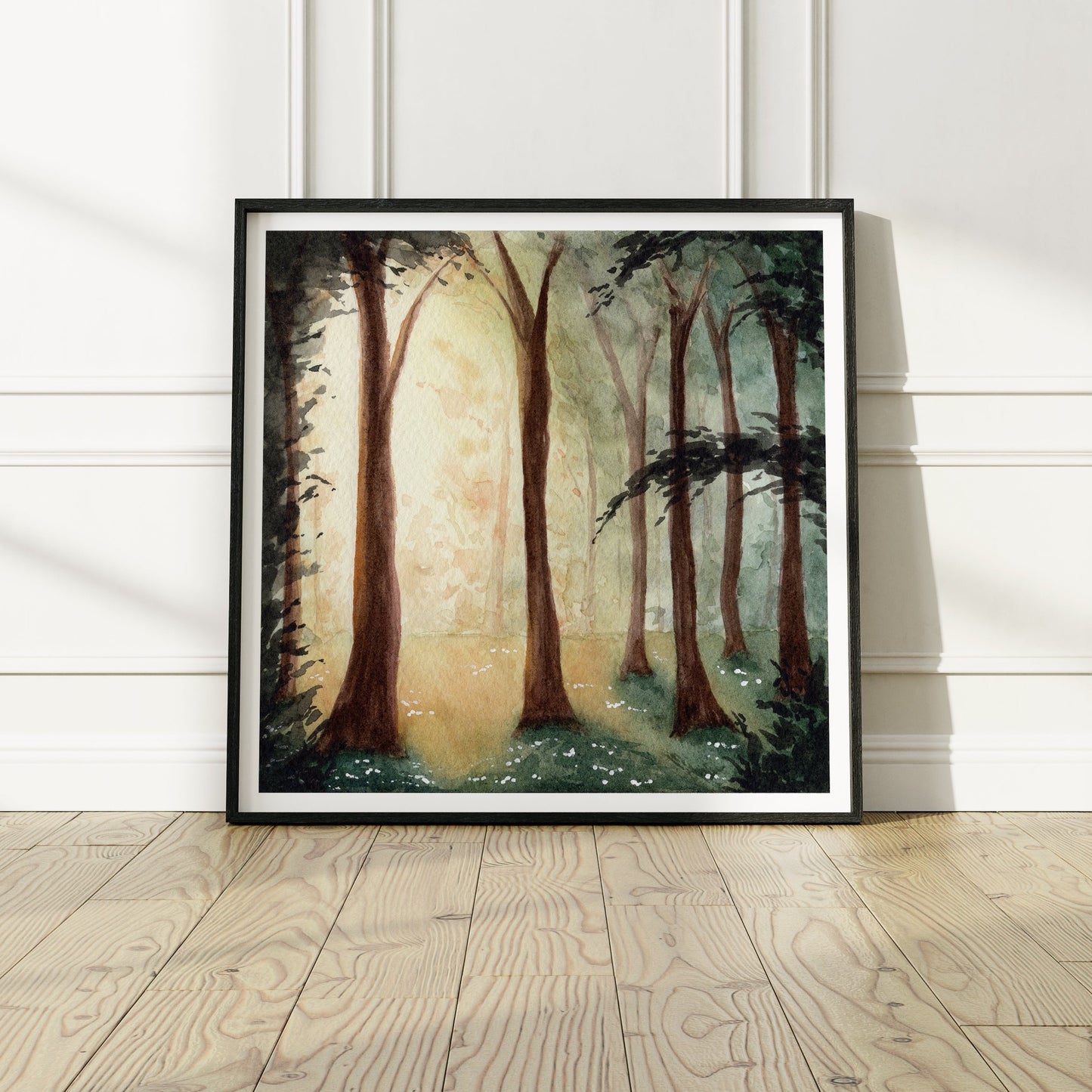 Sunrise Forest Art Print