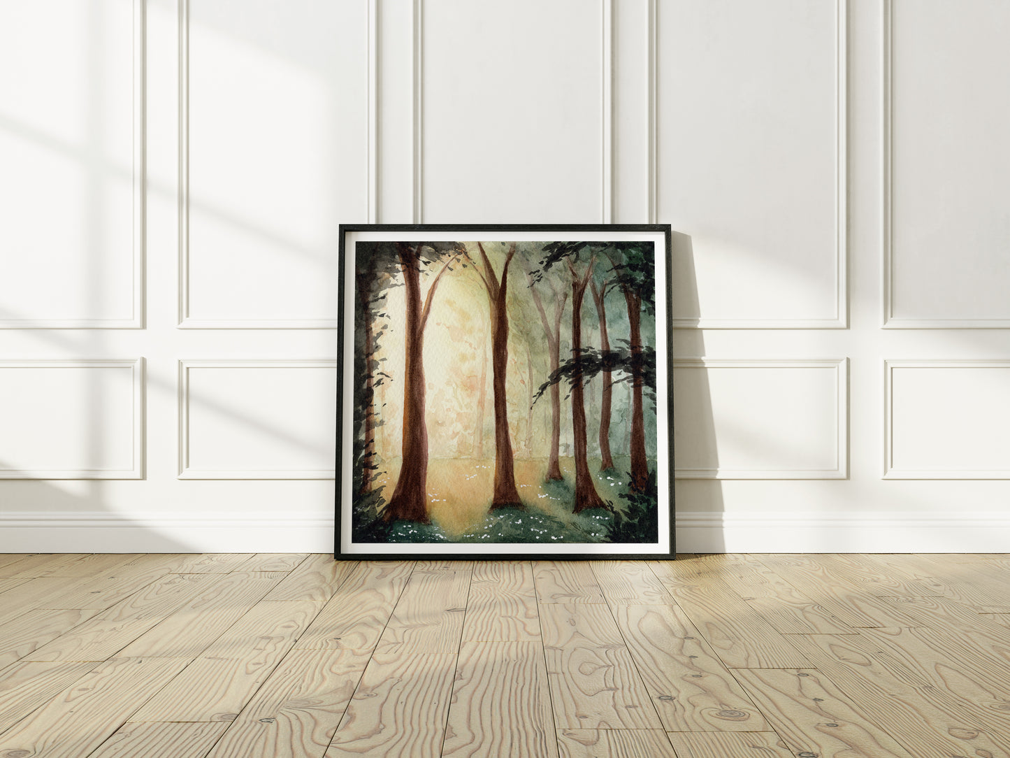 Sunrise Forest Art Print